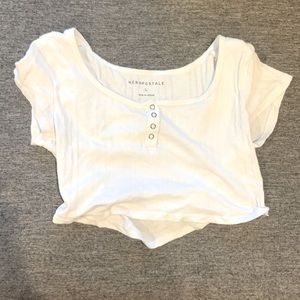 Large AEROPOSTALE tee cropped
